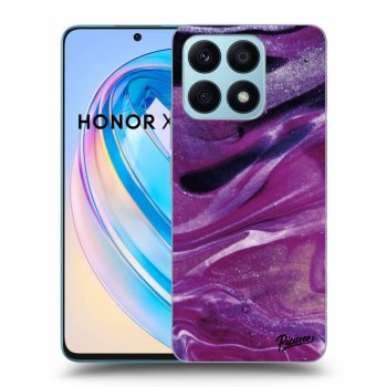 Θήκη για Honor X8a - Purple glitter