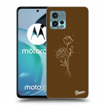 Θήκη για Motorola Moto G72 - Brown flowers