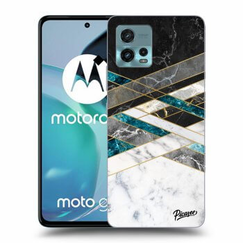 Θήκη για Motorola Moto G72 - Black & White geometry