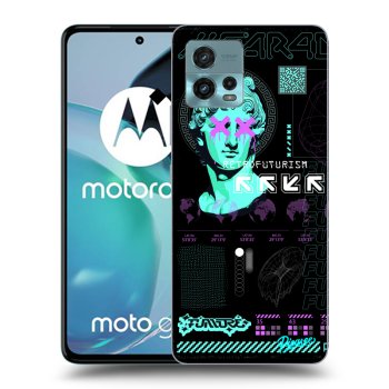 Picasee Μαύρη θήκη σιλικόνης για Motorola Moto G72 - RETRO