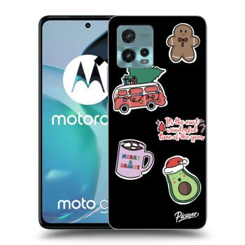Θήκη για Motorola Moto G72 - Christmas Stickers