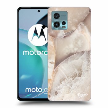 Θήκη για Motorola Moto G72 - Cream marble