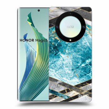 Θήκη για Honor Magic5 Lite 5G - Blue geometry