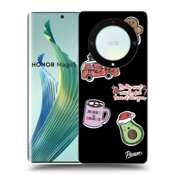 Θήκη για Honor Magic5 Lite 5G - Christmas Stickers
