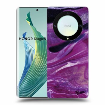 Θήκη για Honor Magic5 Lite 5G - Purple glitter