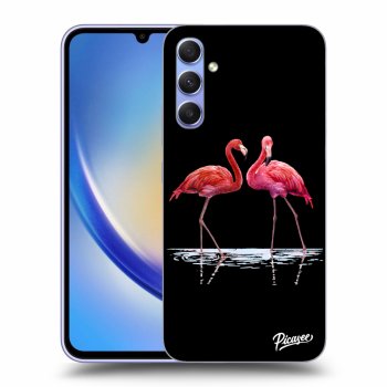 Θήκη για Samsung Galaxy A34 5G A346B - Flamingos couple