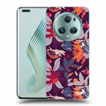 Θήκη για Honor Magic5 Pro - Purple Leaf