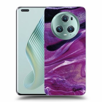 Θήκη για Honor Magic5 Pro - Purple glitter