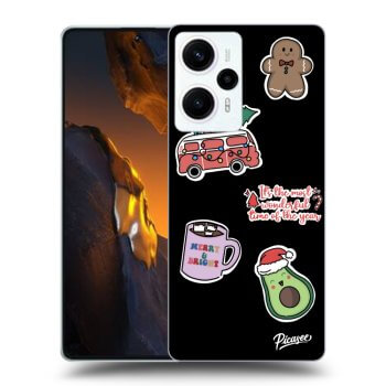 Θήκη για Xiaomi Poco F5 - Christmas Stickers