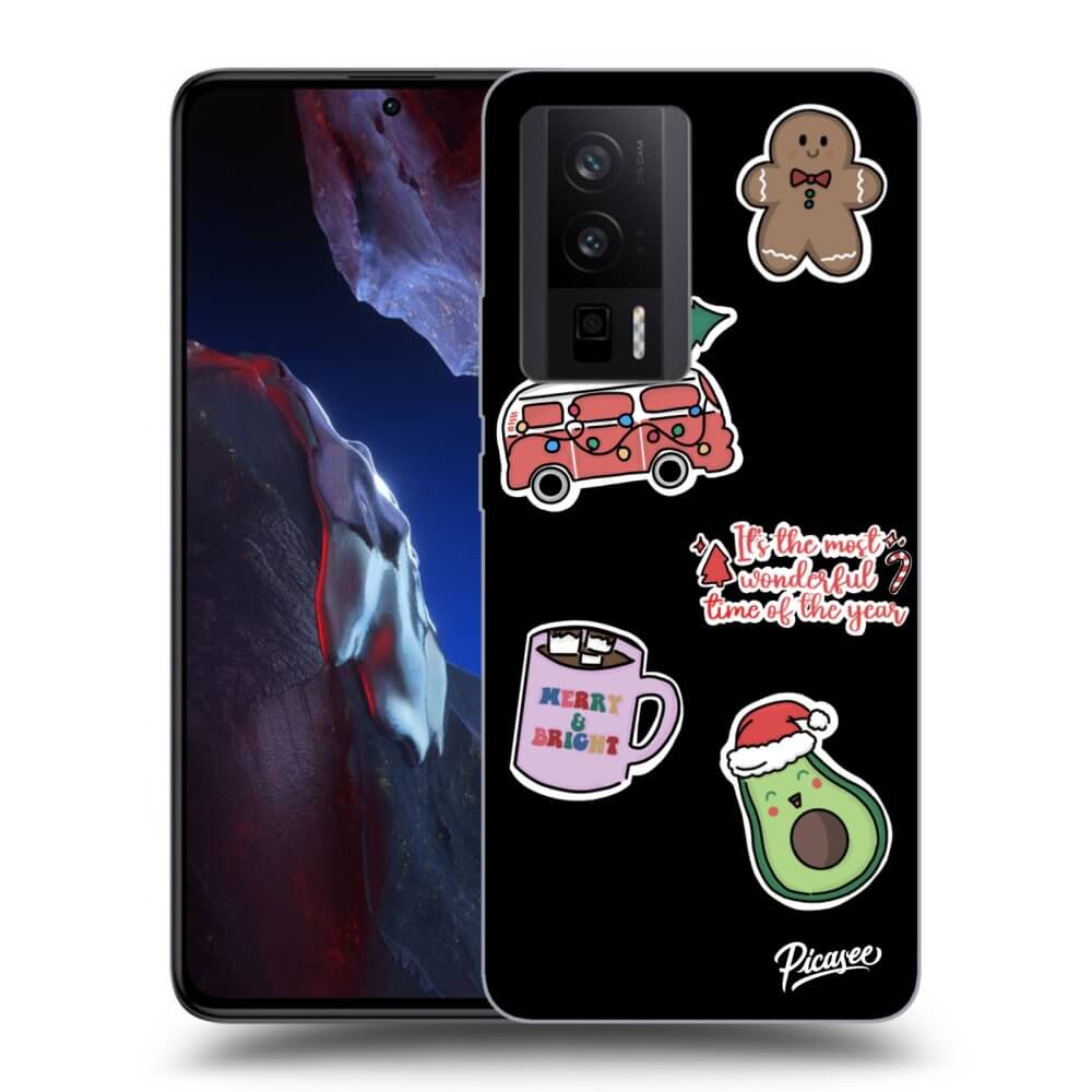 Picasee ULTIMATE CASE για Xiaomi Poco F5 Pro 5G - Christmas Stickers