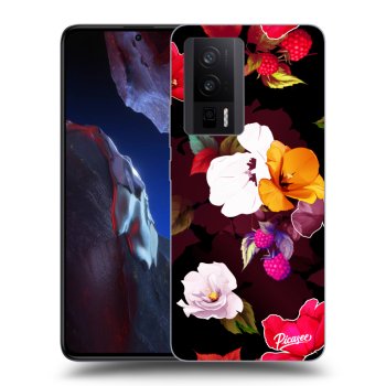 Θήκη για Xiaomi Poco F5 Pro 5G - Flowers and Berries