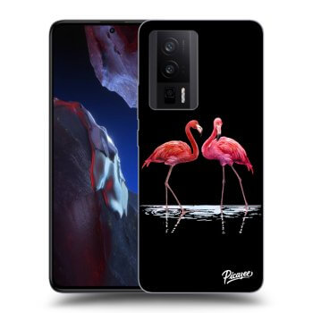 Θήκη για Xiaomi Poco F5 Pro 5G - Flamingos couple