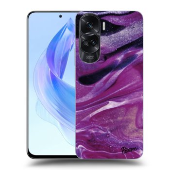 Θήκη για Honor 90 Lite 5G - Purple glitter