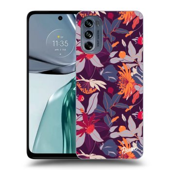 Θήκη για Motorola Moto G62 - Purple Leaf