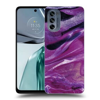 Θήκη για Motorola Moto G62 - Purple glitter