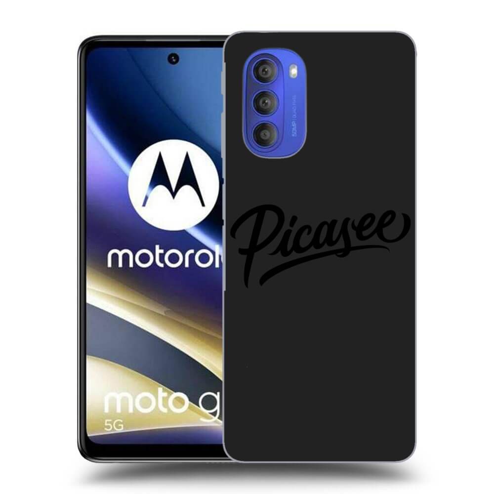 Picasee Μαύρη θήκη σιλικόνης για Motorola Moto G51 - Picasee - black