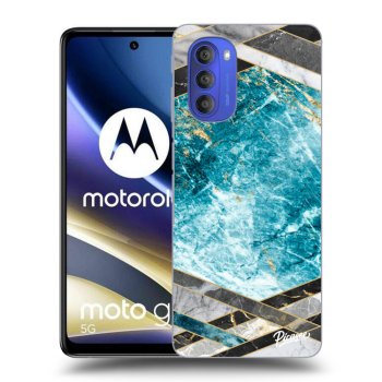 Θήκη για Motorola Moto G51 - Blue geometry