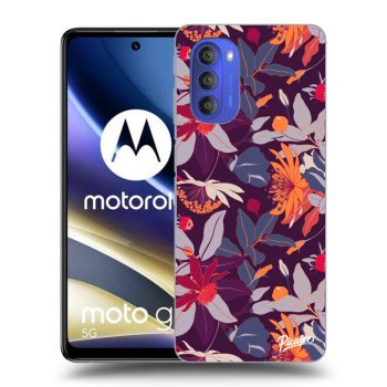 Θήκη για Motorola Moto G51 - Purple Leaf