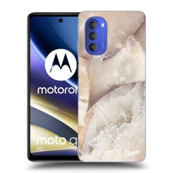 Θήκη για Motorola Moto G51 - Cream marble