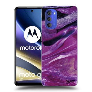 Θήκη για Motorola Moto G51 - Purple glitter