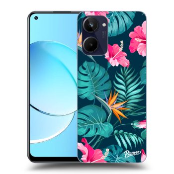 Θήκη για Realme 10 4G - Pink Monstera