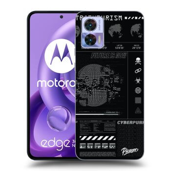 Picasee Μαύρη θήκη σιλικόνης για Motorola Edge 30 Neo - FUTURE