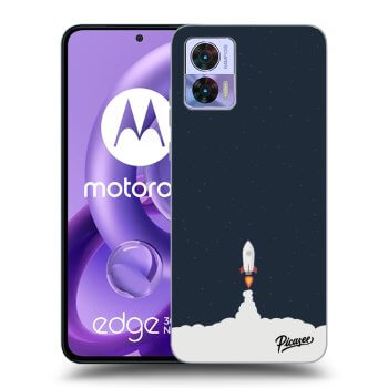 Picasee Μαύρη θήκη σιλικόνης για Motorola Edge 30 Neo - Astronaut 2
