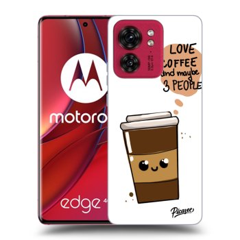 Θήκη για Motorola Edge 40 - Cute coffee