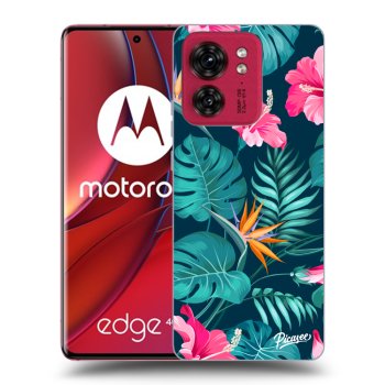 Θήκη για Motorola Edge 40 - Pink Monstera