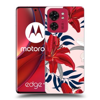 Θήκη για Motorola Edge 40 - Red Lily
