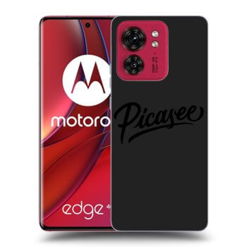 Θήκη για Motorola Edge 40 - Picasee - old logo - black