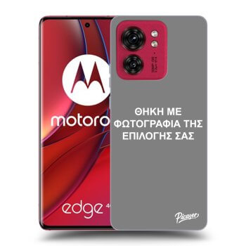 Picasee διαφανής θήκη σιλικόνης Motorola Edge 40 - ΘΗΚΗ ΜΕ ΦΩΤΟΓΡΑΦΙΑ ΤΗΣ ΕΠΙΛΟΓΗΣ ΣΑΣ