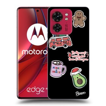 Θήκη για Motorola Edge 40 - Christmas Stickers