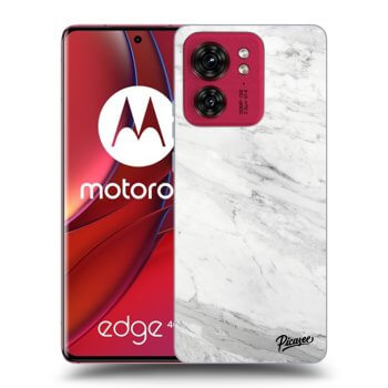 Θήκη για Motorola Edge 40 - White marble