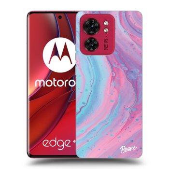 Θήκη για Motorola Edge 40 - Pink liquid