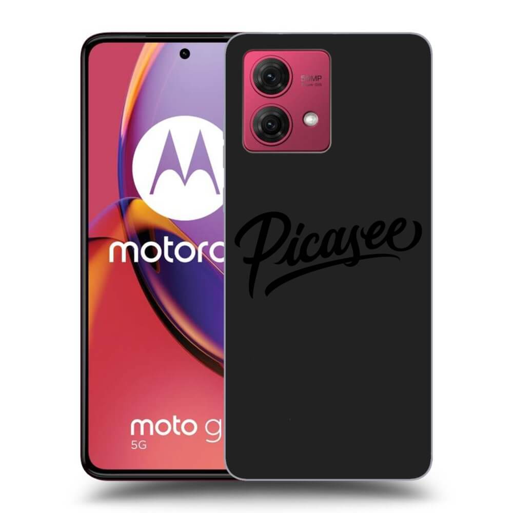 Picasee Μαύρη θήκη σιλικόνης για Motorola Moto G84 5G - Picasee - black