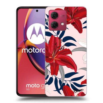 Θήκη για Motorola Moto G84 5G - Red Lily