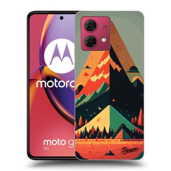 Picasee Μαύρη θήκη σιλικόνης για Motorola Moto G84 5G - Oregon
