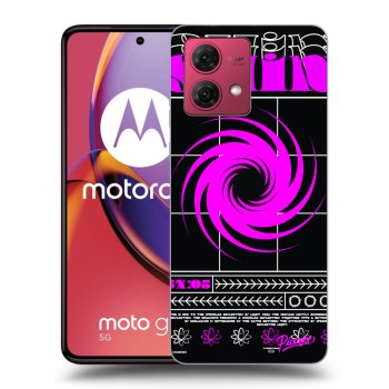 Picasee Μαύρη θήκη σιλικόνης για Motorola Moto G84 5G - SHINE