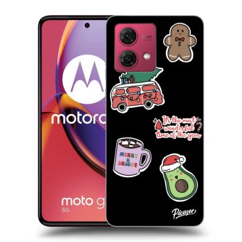 Θήκη για Motorola Moto G84 5G - Christmas Stickers