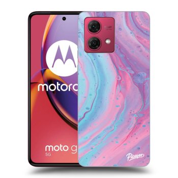 Θήκη για Motorola Moto G84 5G - Pink liquid