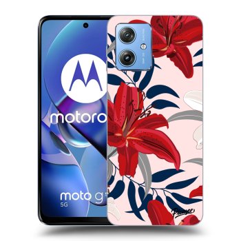 Θήκη για Motorola Moto G54 5G - Red Lily