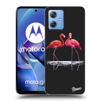 Θήκη για Motorola Moto G54 5G - Flamingos couple