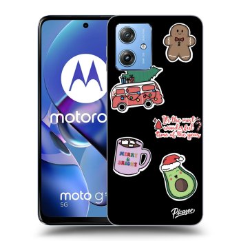 Θήκη για Motorola Moto G54 5G - Christmas Stickers