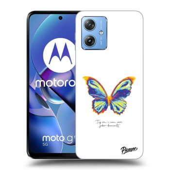Θήκη για Motorola Moto G54 5G - Diamanty White