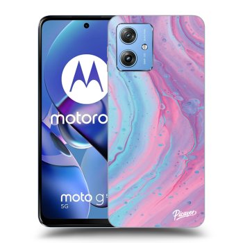 Θήκη για Motorola Moto G54 5G - Pink liquid