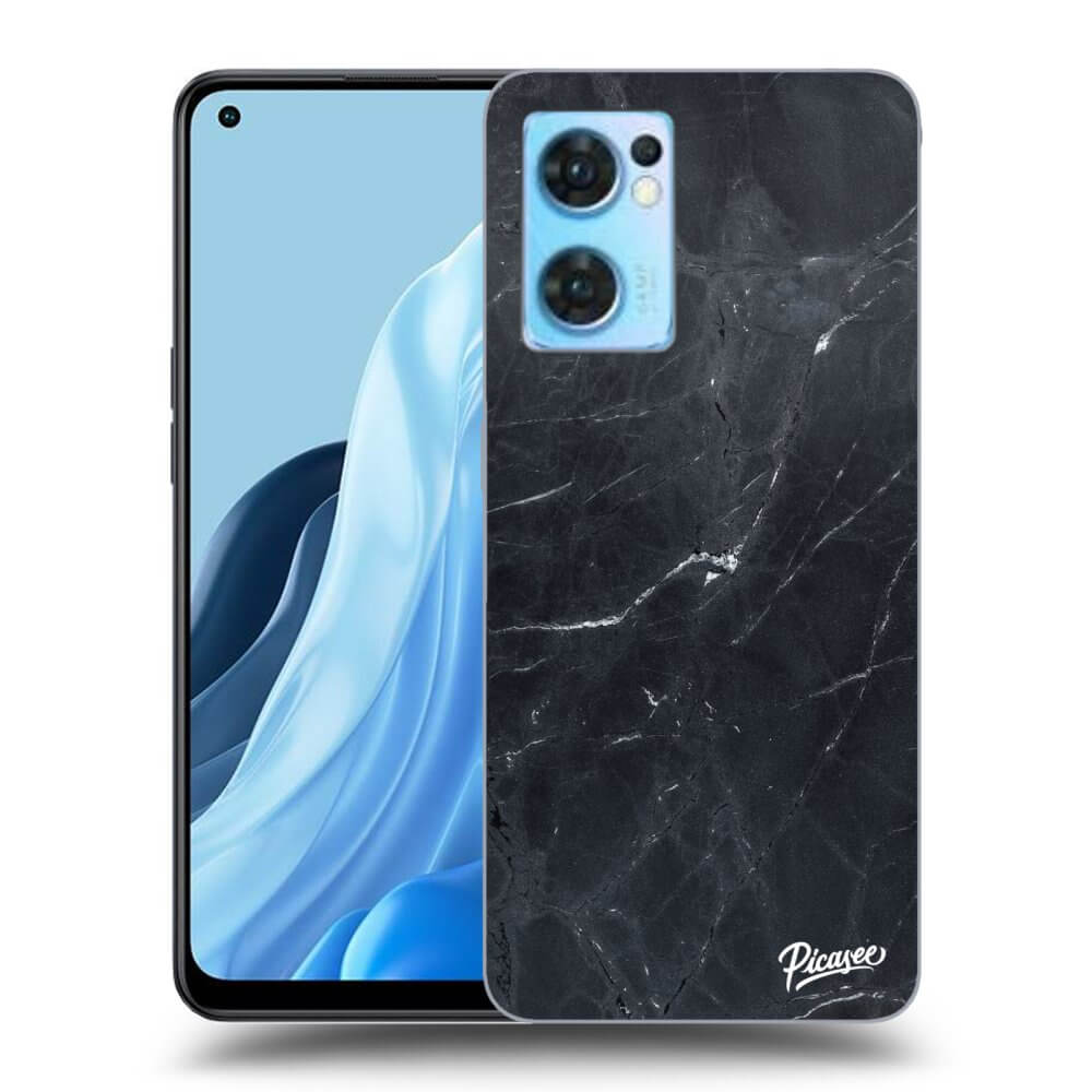 Picasee ULTIMATE CASE για OPPO Reno 7 5G - Black marble