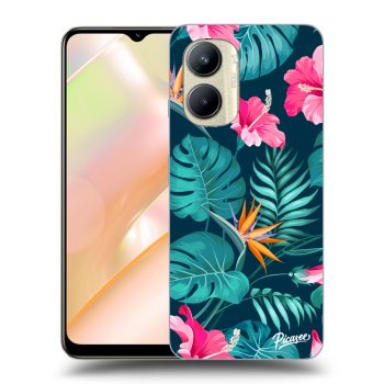 Θήκη για Realme C33 (2023) - Pink Monstera
