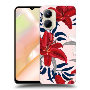 Θήκη για Realme C33 (2023) - Red Lily