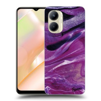 Θήκη για Realme C33 (2023) - Purple glitter